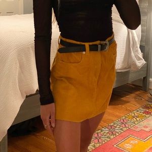 Yellow skirt